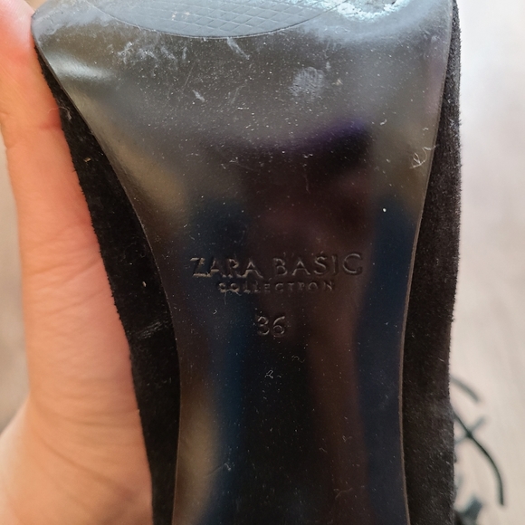 ZARA Black Fringe Booties Size 36 - Picture 8 of 8